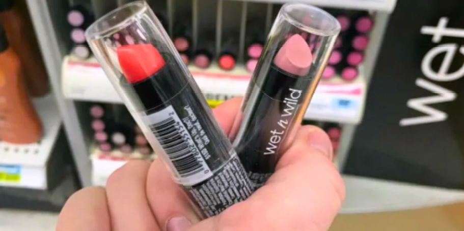 EXTRA Savings on Wet n Wild Cosmetics on Amazon | Silk Finish Lipstick Only 68¢ Shipped