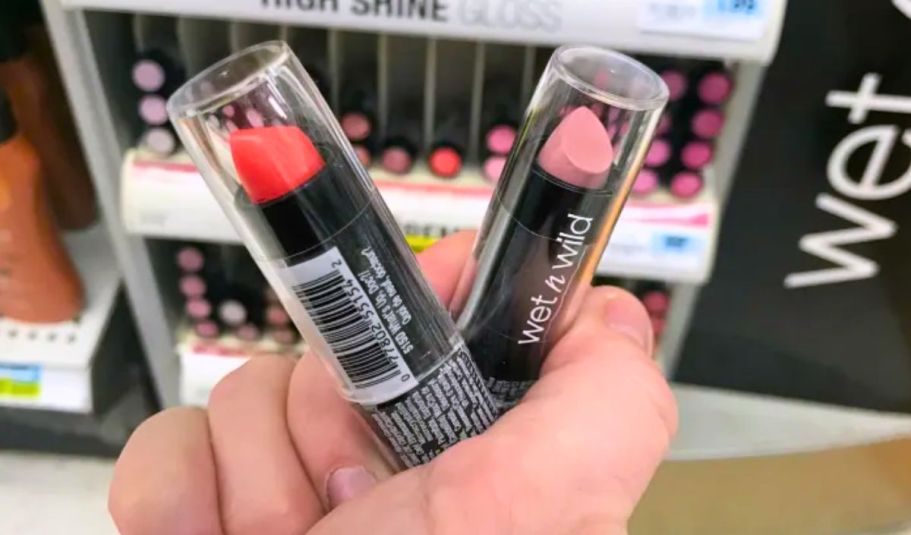 EXTRA Savings on Wet n Wild Cosmetics on Amazon | Silk Finish Lipstick Only 68¢ Shipped