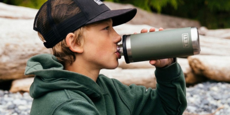 YETI Camp Green 18oz Water Bottle Only $24 + More!