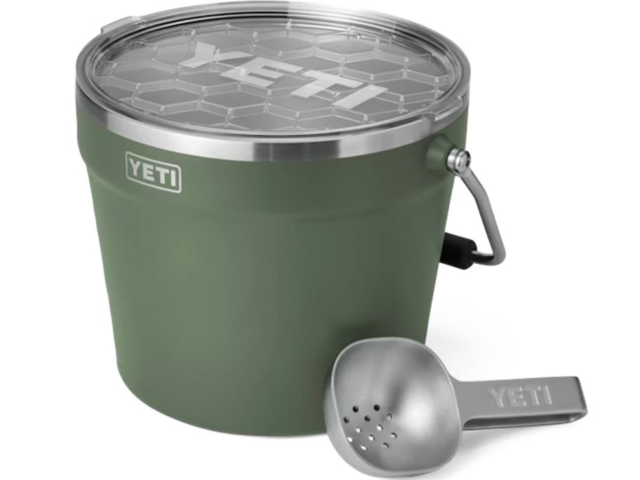yeti ice bucket in green 