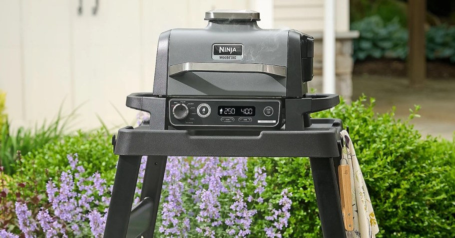 Ninja Outdoor Smoker & Grill w/ Stand from $259.98 Shipped on QVC.om ($480 Value) | 5k Purchased Today