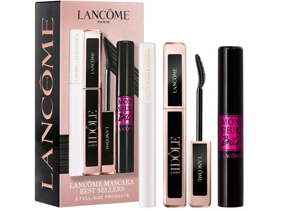 Lancome Mascara Best Sellers set with 2 mascaras and a primer