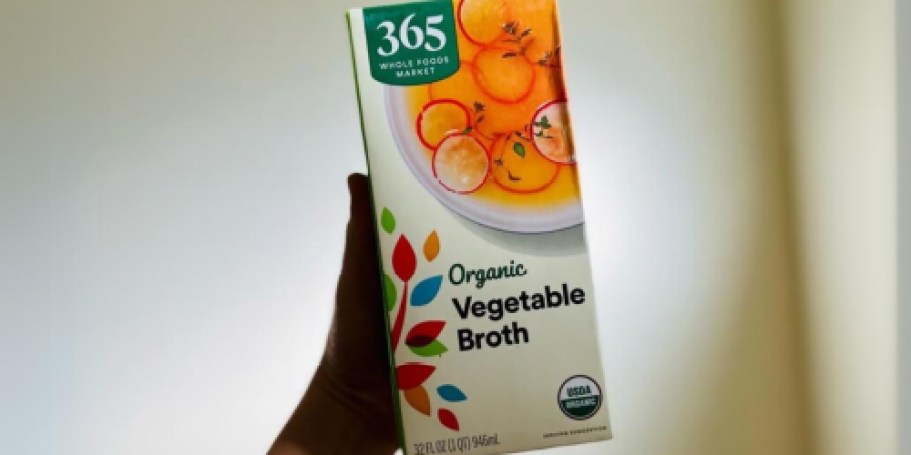 Whole Foods 32oz Organic Vegetable Broth Just $1.66 Shipped on Amazon