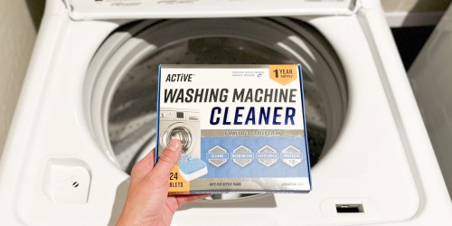 Active Washing Machine Cleaner 1-Year Supply Only $12.41 Shipped on Amazon