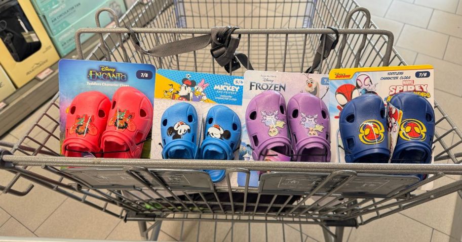 Aldi Disney Kids Clogs