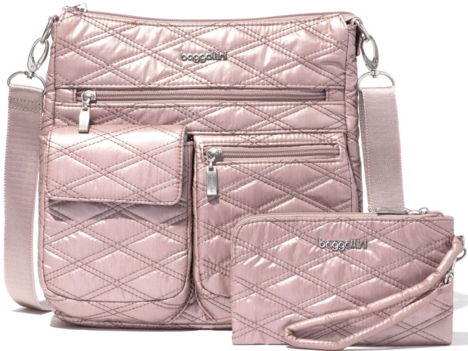 baggallini quilted rose bag