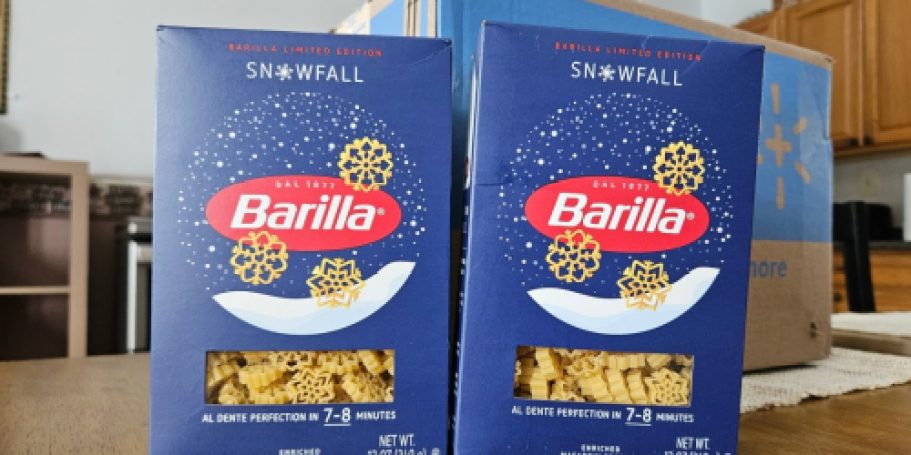 Barilla Limited Edition Snowfall Pasta Available on Amazon
