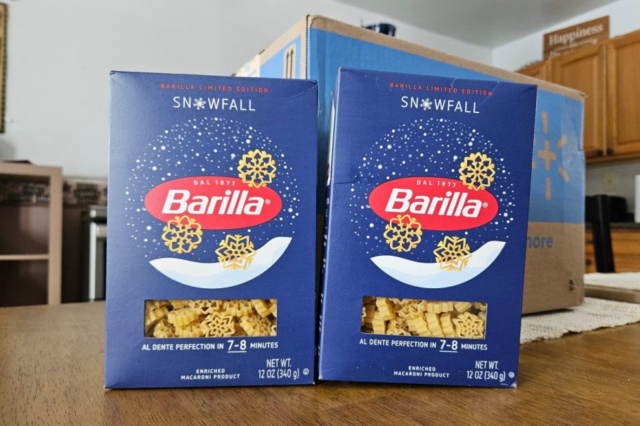 Barilla Limited Edition Snowfall Pasta Available on Amazon
