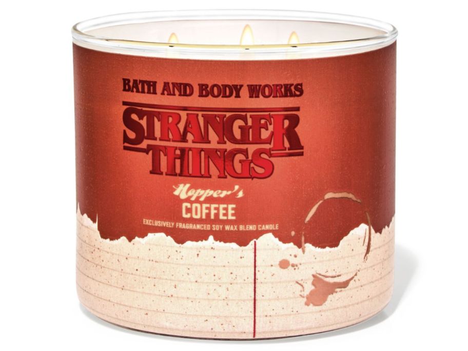 Bath & Body Works Hopper's Coffee 3-Wick Candle stock image