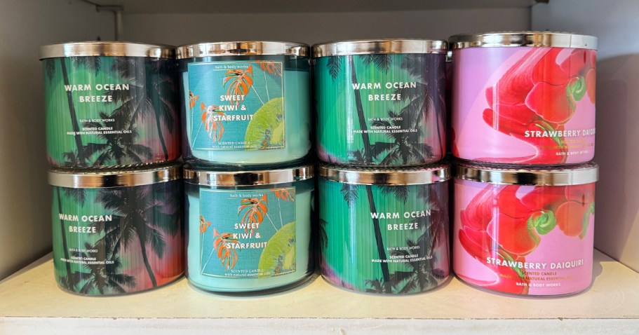 Bath & Body Works 3-Wick Candles ONLY $8.50 (Reg. $25) | Cheaper Than Candle Day!