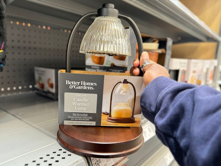 Better Homes & Gardens Candle Lamp Warmer on shelf in store