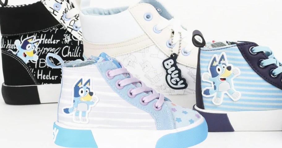 matching family Bluey sneakers