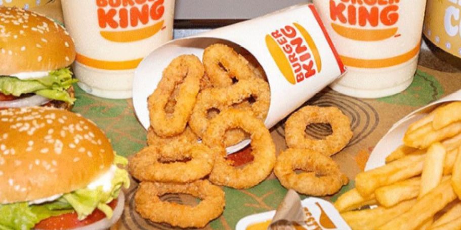FREE Burger King Onion Rings with $1 Purchase – Today Only!
