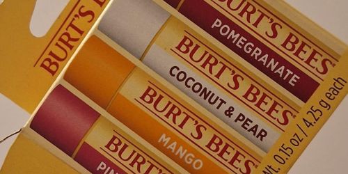 Burt’s Bees Lip Balm 4-Pack JUST $6.43 Shipped on Amazon (Reg. $12)