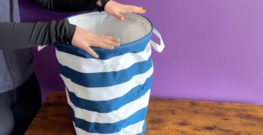 collapsible laundry basket 