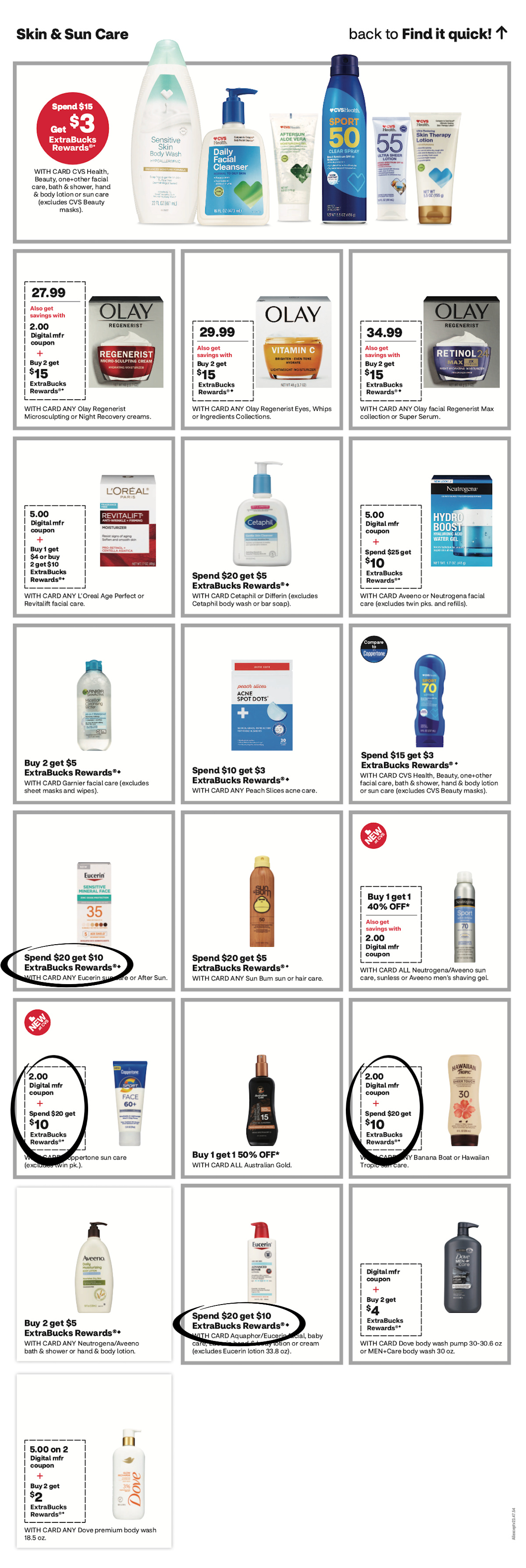 page from cvs ad