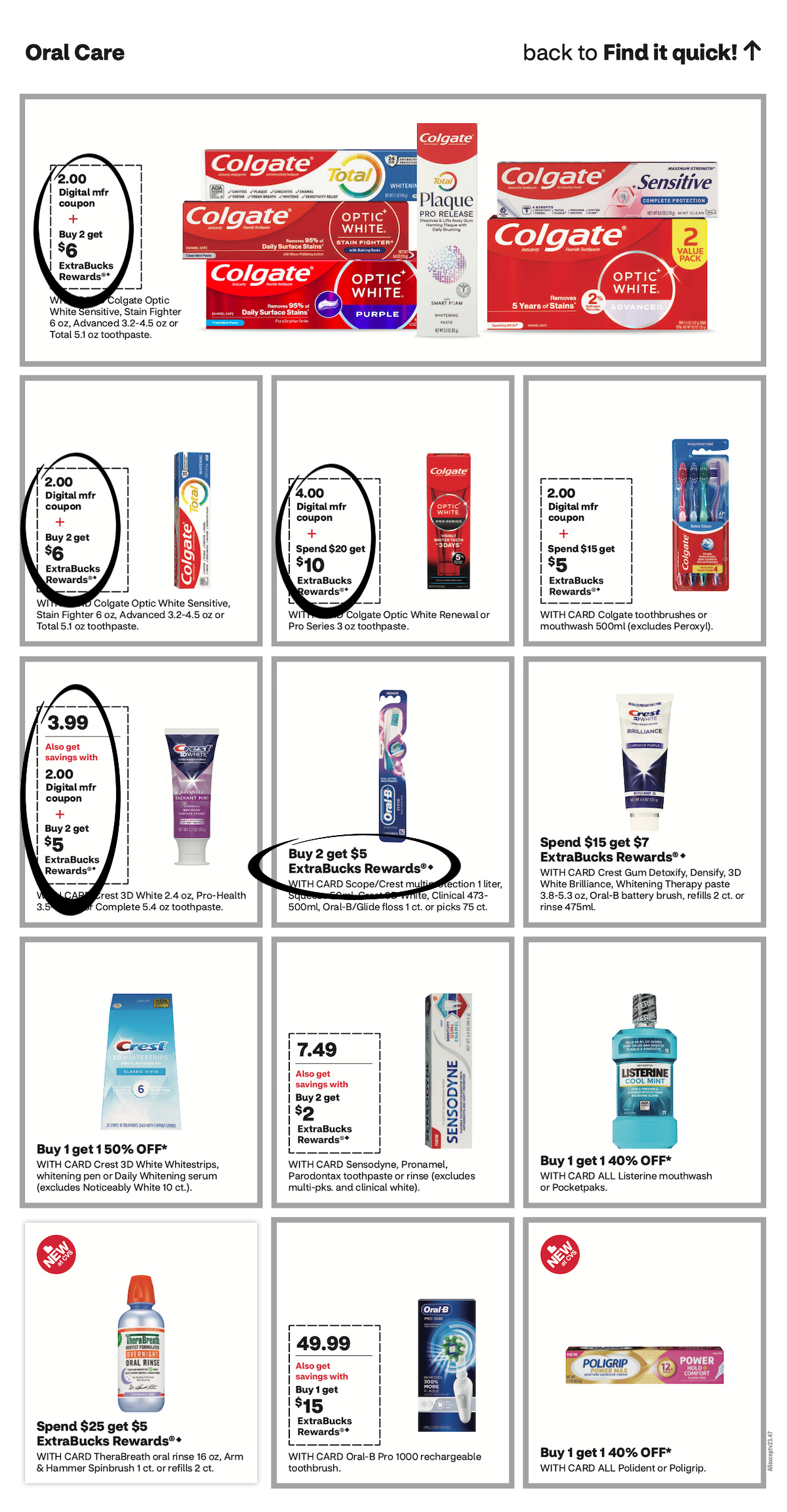 page from cvs ad