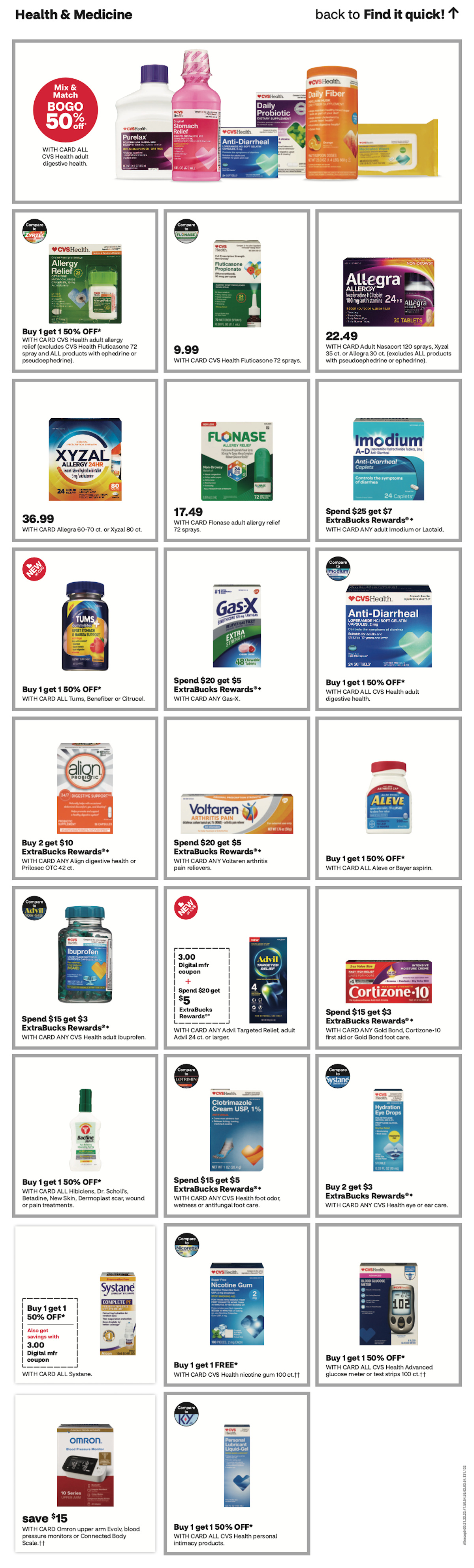 page from cvs ad