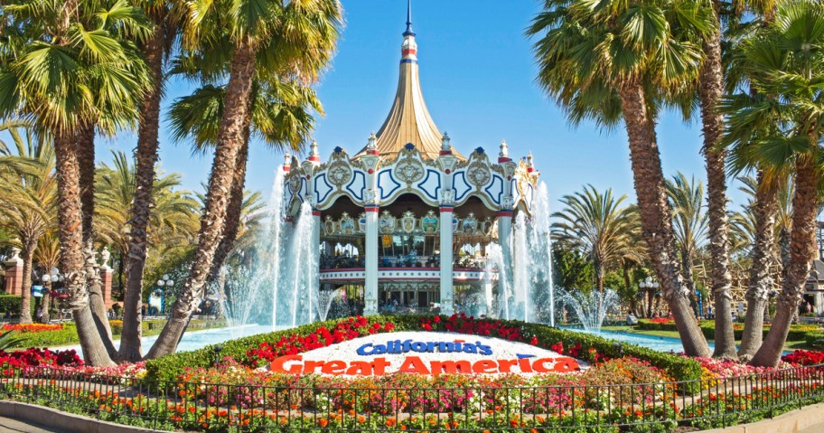 double decker merry-go-round at California’s Great America