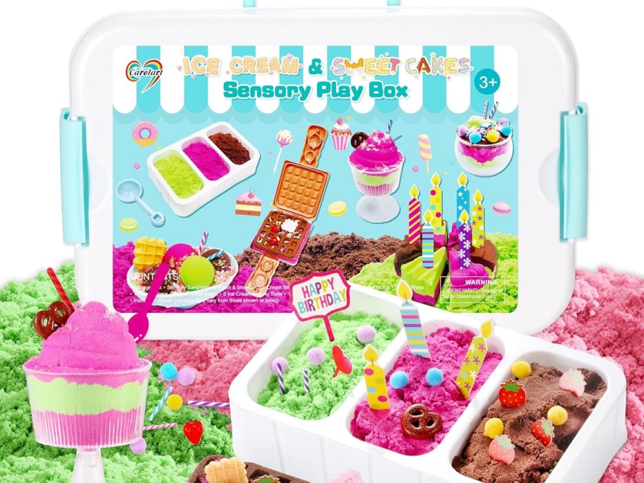 Carolart Ice Cream & Sweet Cakes Sensory Play Box