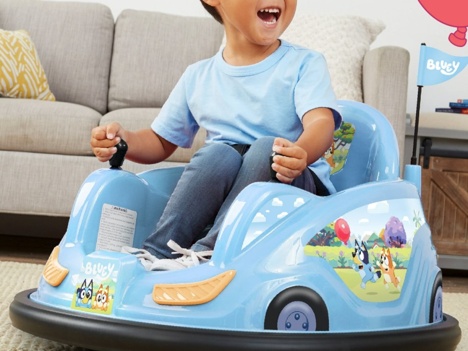 Electric Bumper Cars Just $69 Shipped on Walmart.com (Reg. $120) | Bluey, Minnie, & More