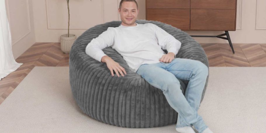 Jumbo Lounger ONLY $49.97 Shipped for Costco Members | Budget-Friendly LoveSac Alternative
