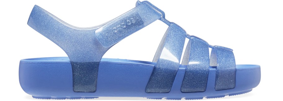glittery blue sandal