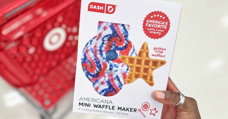 Dash Mini Star Waffle Maker Just $6.99 on Target.com (Regularly $10)