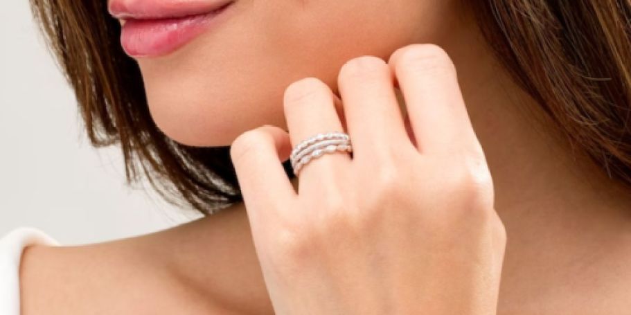 Up to 70% Off Zales Jewelry | Diamond Accent Stackable Band Set Just $152.70 Shipped (Reg. $509)