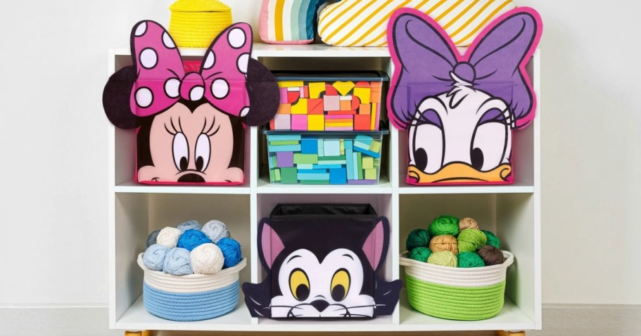 Disney Storage Bin 3-Piece Set Just $12 Shipped for Walmart Plus Members