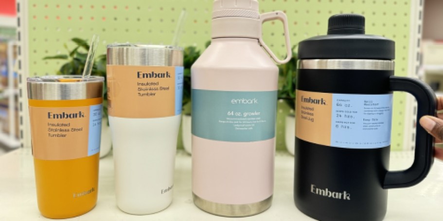 Embark Tumblers & Water Bottles from $7.99 on Target.com