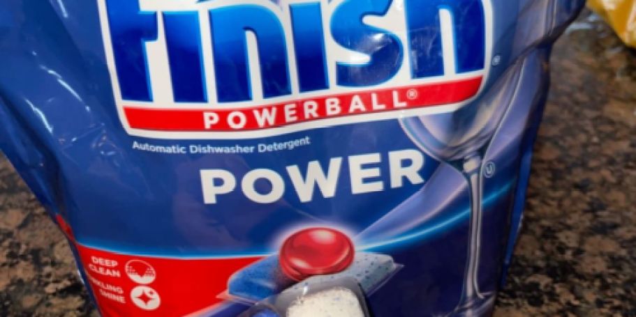 Finish Power Dishwasher Tablets 62-Count Only $10.69 Shipped on Amazon