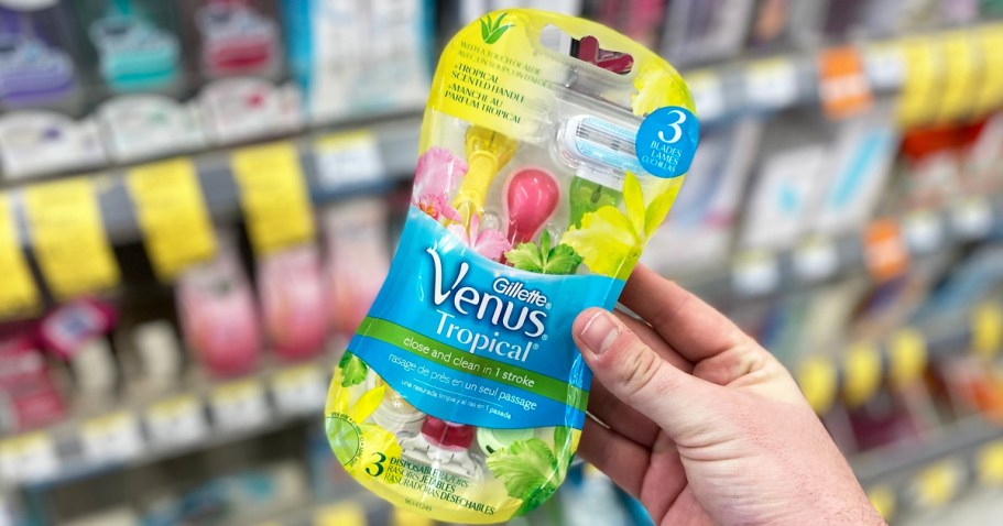 Gillette Venus Disposable Razors 3-Pack Only $3.59 Shipped on Amazon