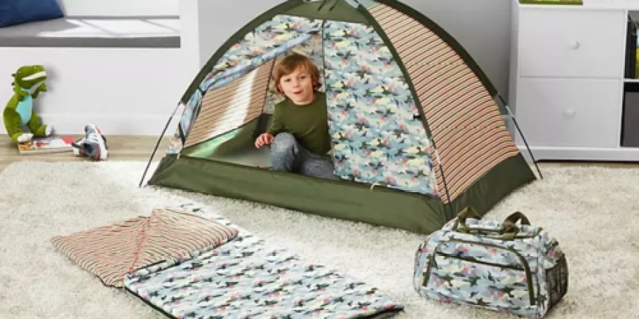 Sam’s Club Kids 3-Piece Slumber Sets Only $18.91 (Reg. $35) | Includes Tent, Sleeping Bag & Carrying Bag!