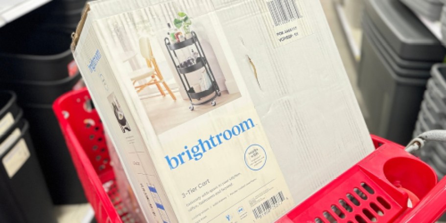 Target Utility Cart Sale | 3-Tier Round Metal Cart ONLY $32 + More