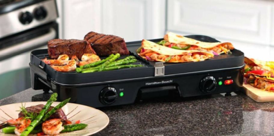Hamilton Beach 3-in-1 Grill & Griddle Combo Only $54.99 Shipped on Target.com