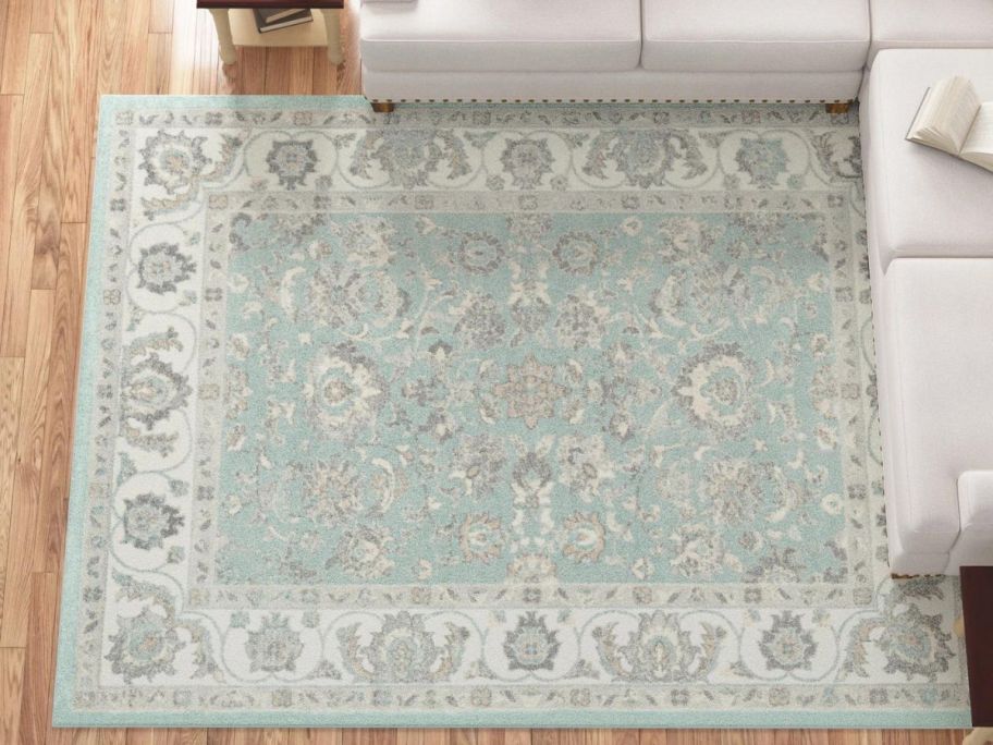 Andover Mills Hilley Oriental 5' x 8' Rug in living room