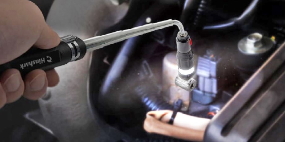 Telescoping LED Flashlight & Magnetic Pickup Tool Just $8.49 on Amazon (Reg. $18)