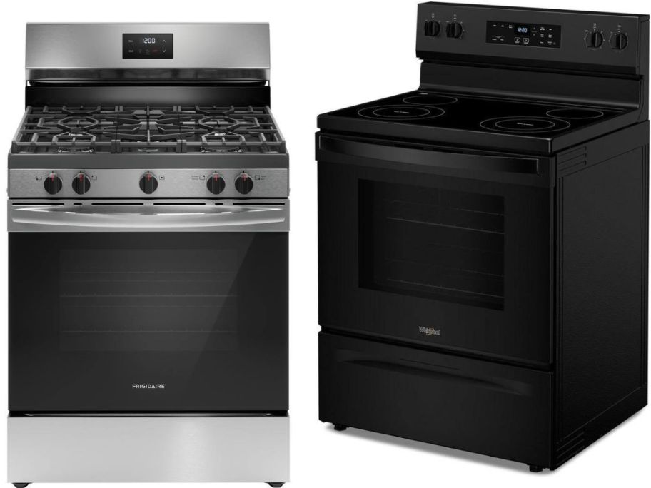 Stock images of Frigidaire and Whirpool ranges
