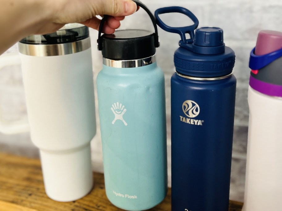 Hydro Flask 40oz Wide Mouth Bottle in Dew