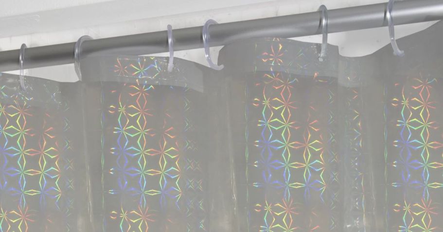 WOW! Iridescent Shower Curtain Liner Only $2.74 on Walmart.com (Regularly $11)