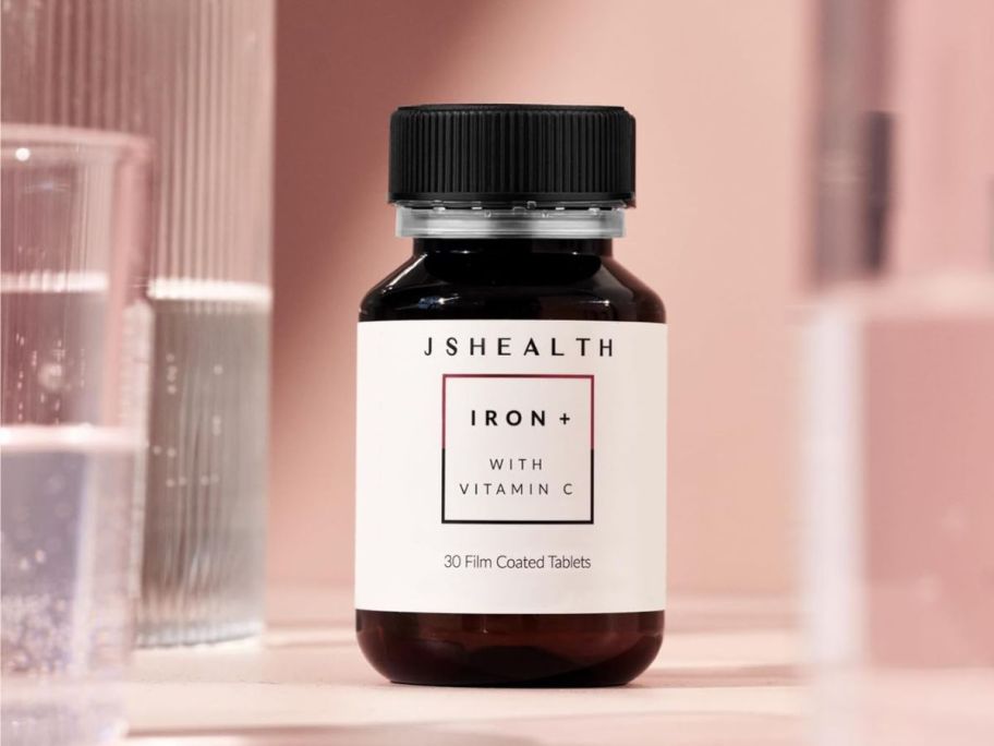 A bottle of JSHealth Vitamins Iron+ Formula 