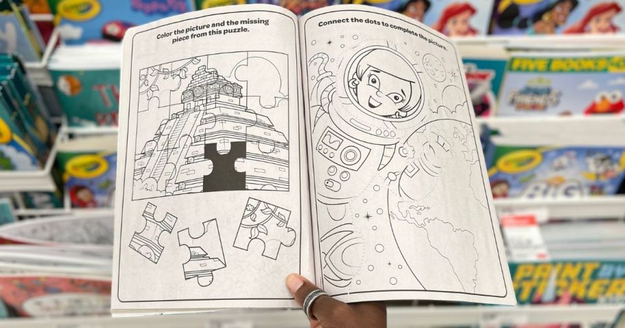 Kids Jumbo Coloring Books JUST $1 on Walmart.com | Paw Patrol, My Little Pony, & More