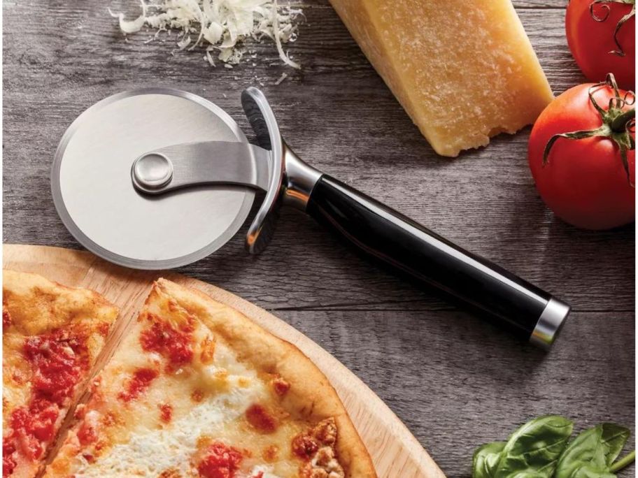 KitchenAid Pizza Wheel with pizza