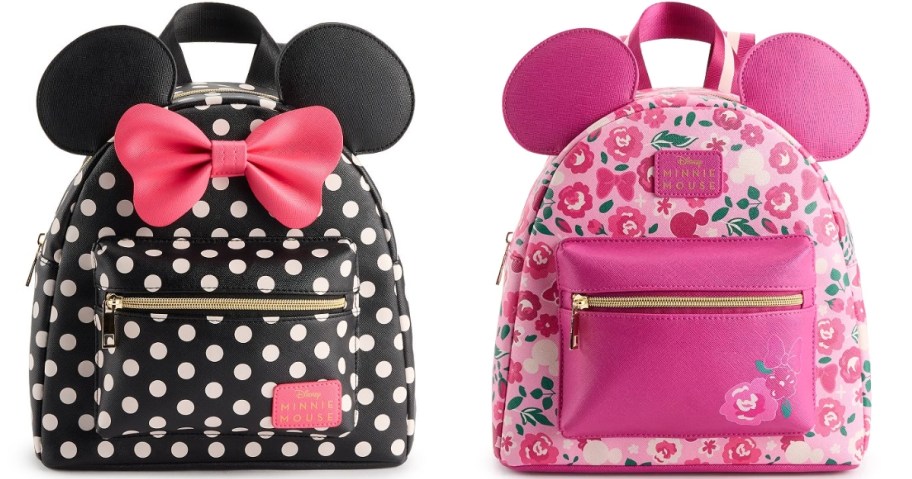 kohl's disney mini backpacks with minnie mouse designs and prints