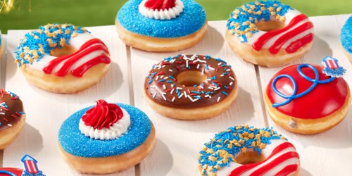 Krispy Kreme 4th of July Doughnuts Available Now (+ Score FREE Doughnut on 7/4!)