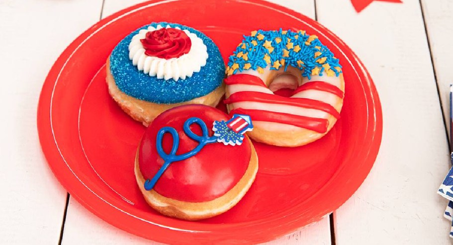 FREE Krispy Kreme 4th of July Doughnut w/ Purchase