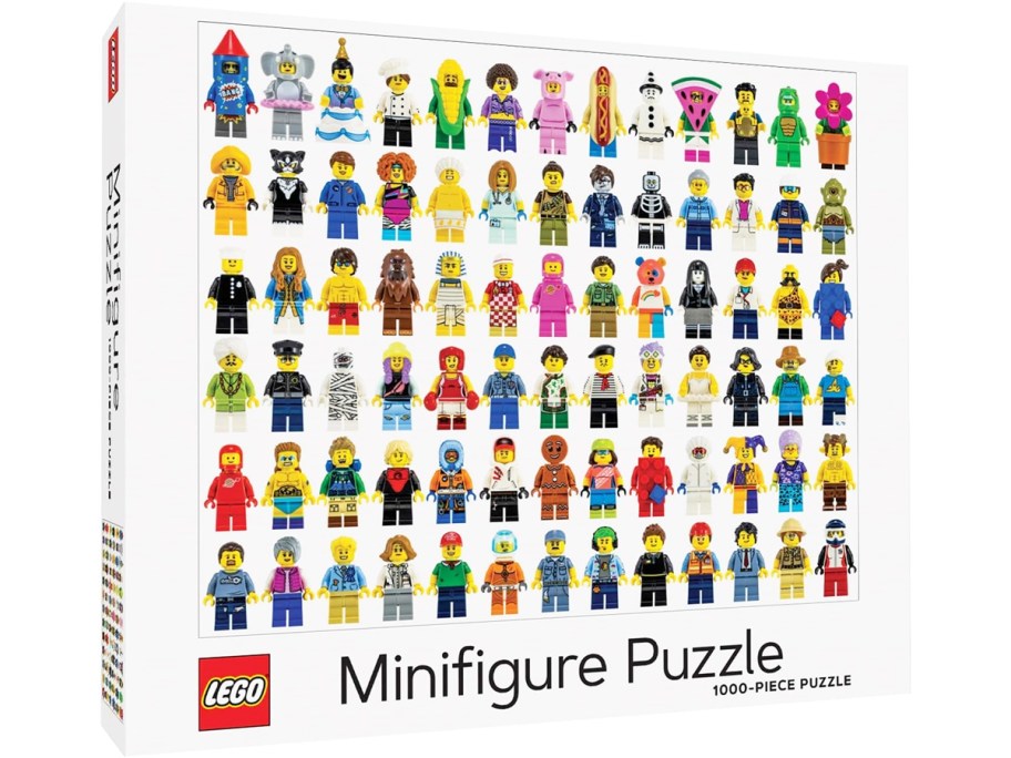 stock image of box for LEGO Minifigure Puzzle