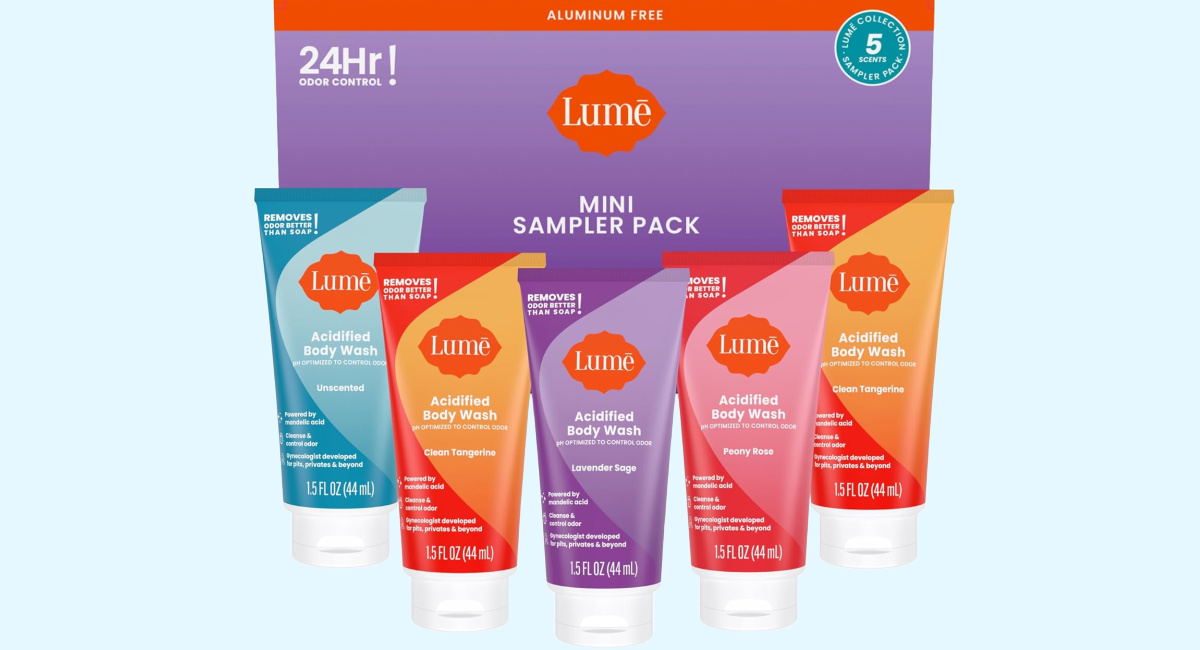 Lume Body Wash Minis 5Pack Just 18.89 Shipped on Amazon 24Hour
