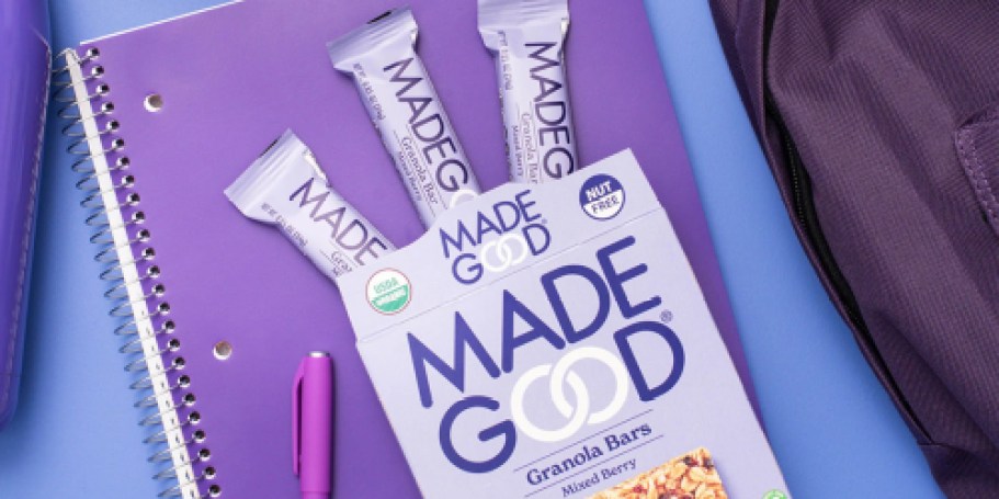 MadeGood Nut-Free Granola Bars 40-Count Just $15.76 Shipped on Amazon